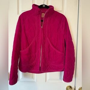 Calia Women's Quilted Velour/Velvet Jacket Size Small